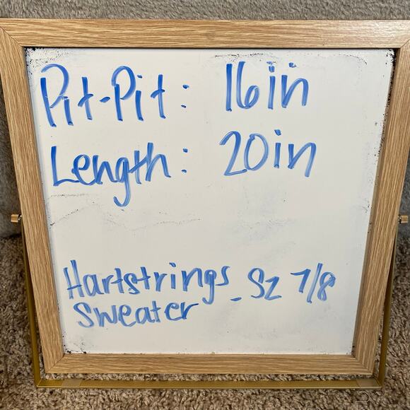 Hartstrings Star Fuzzy Sweater Girls 7/8 Preppy Winter Cozy Holiday - Picture 14 of 14